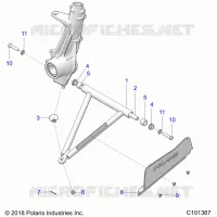 SUSPENSION, A-ARM AND PUNTAL MOUNTING