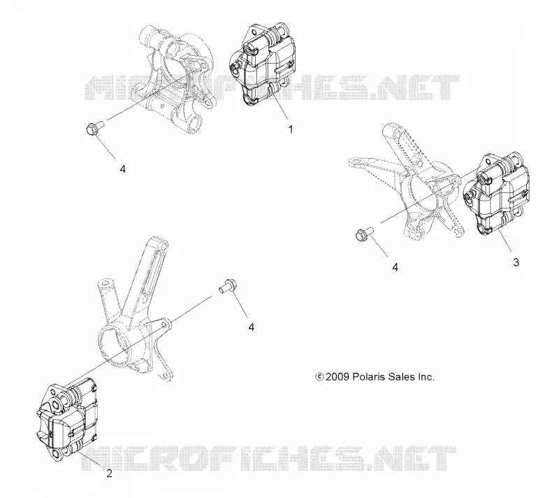 FRENOS, FRENO CALIPER MOUNTING