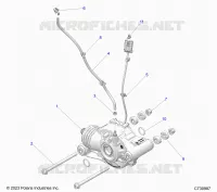 TREN, FRONT GEARCASE MOUNTING
