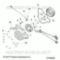 ENGINE, STATOR AND VOLANTE