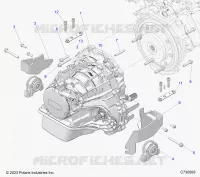 TREN, TRANSMISSION MOUNTING