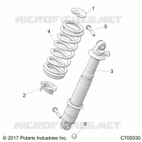 SUSPENSION TRASERA SHOCK MOUNTING