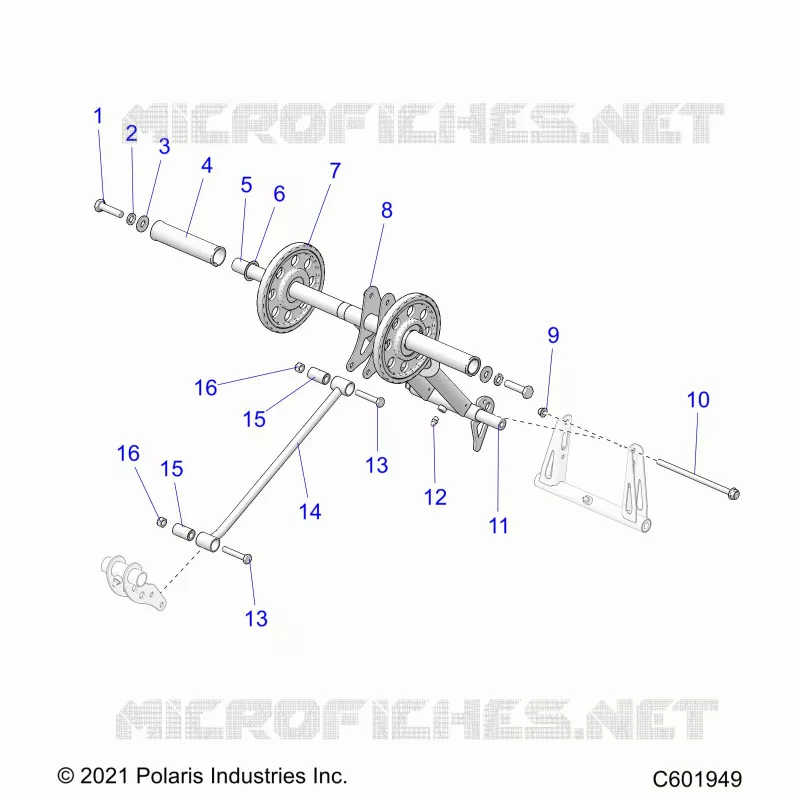 SUSPENSION, TRASERO ARM PAR
