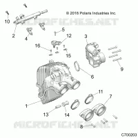 ENGINE, INTAKE AND CUERPO DE MARIPOSA