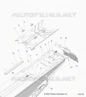CHASSIS, REAR TÃŠNEL COVER, CLOSEOFF, AND SNOWFLAP