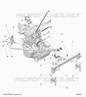 MOTOR, MOUNTING &amp; LONG BLOCK