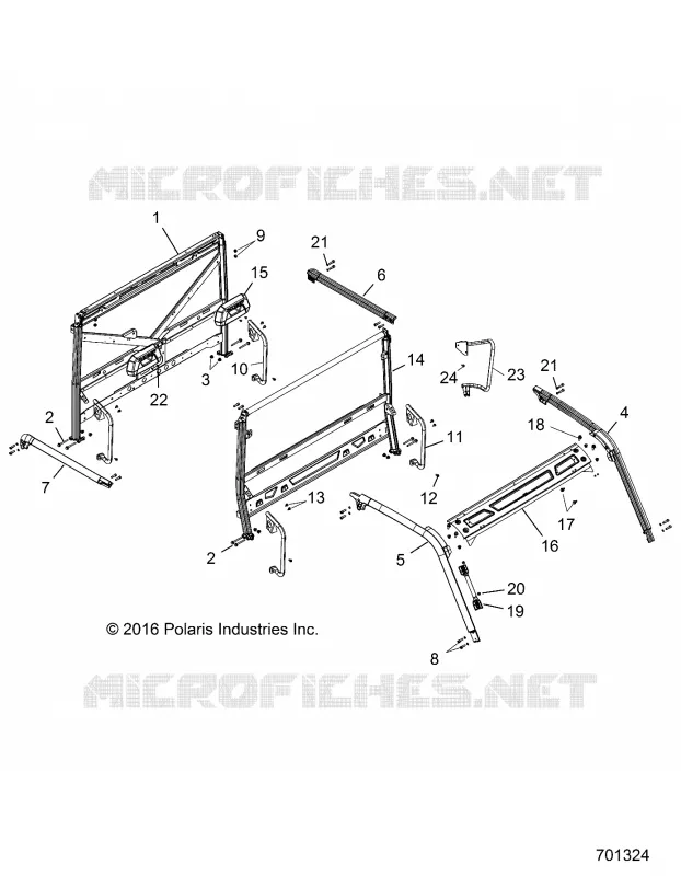 CHASSIS, CAB BASTIDOR