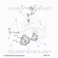 SISTEMA DE COMBUSTIBLE, THROTTLE BODY/FUEL RAIL