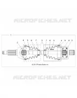 TREN, REAR HALF SHAFT
