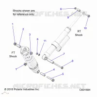 SUSPENSION, MONTAJE DE DESCARGA, REAR SUSP.