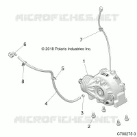 DRIVE TRAIN, FRONT MONTAJE DE ENGRANAJES