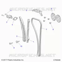 LA CADENA DE LEVAS AND TENSIONER