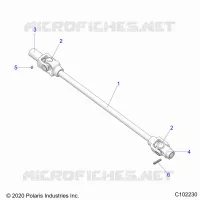 TREN, FRONT PROP SHAFT
