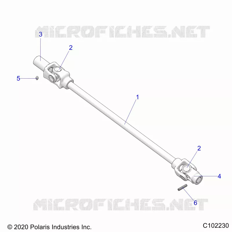 TREN, FRONT PROP SHAFT