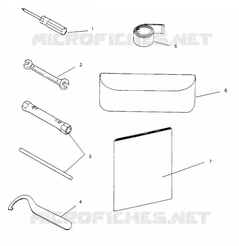 KIT DE HERRAMIENTA 440 XCR 0961660 (4932113211D004)