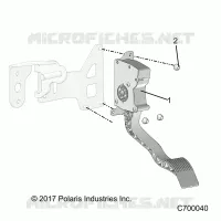 ENGINE, PEDAL DEL ACELERADOR