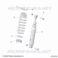 SUSPENSION, CHOQUE FRONTAL MOUNTING
