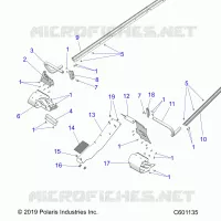 CHASSIS, PROTECCIÃ³N DEL EMBRAGUE, FOOTRESTS, TUNNEL GRIPS
