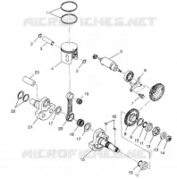 PISTÓN Y CIGÜEÑAL XPLORER 400L W969140 (4935983598C012)