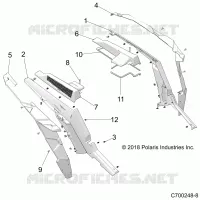 CARROCERÍA POSTERIOR FENDERS AND BEZELS- Z21NAE92AG/BG/AX/BX (C700248-8)