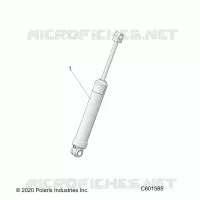 SUSPENSION, SHOCK TRASERO TRACK