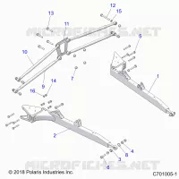 SUSPENSION TRASERA CONTROL ARMS