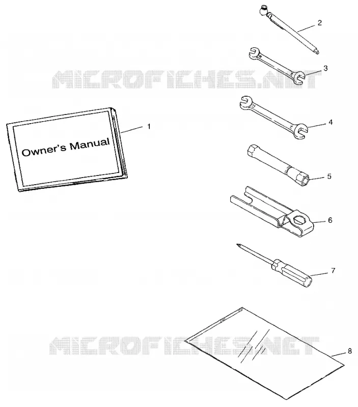 KIT DE HERRAMIENTA  Magnum 2X4 W97AA42A (4940704070C007)