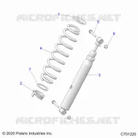 SUSPENSION, CHOQUE FRONTAL MOUNTING