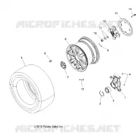 RUEDAS, REAR and HUB
