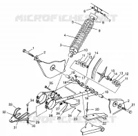 El balanceo del brazo y CHOQUE XPLORER 300 W969130 (4935903590C001)