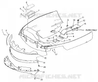 NOSEPAN ULTRA TOURING 0975378 and EUROPEAN ULTRA TOURING E975378 (4938133813A010)