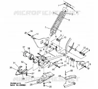 El balanceo del brazo y CHOQUE  (Prior to Serial #2295881) Magnum 2x4 W957544 (4926852685B010)