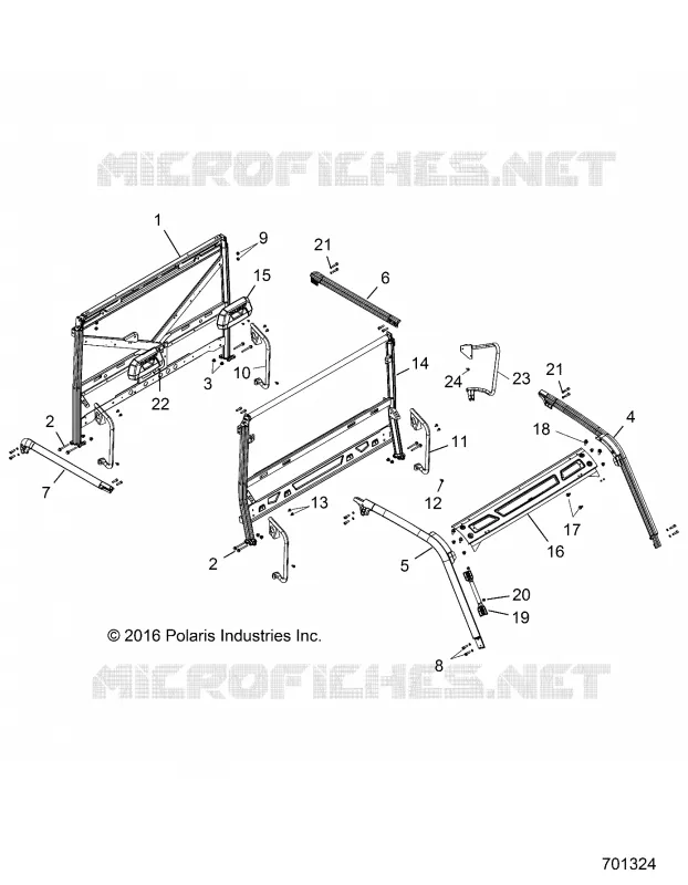 CHASSIS, CAB BASTIDOR