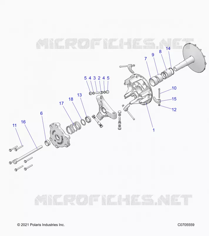 TREN, PRIMARY CLUTCH