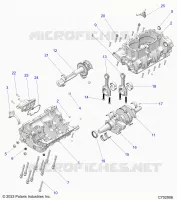 ENGINE, CRANKCASE, CIGUEÑAL