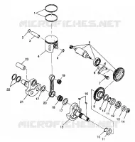 PISTÓN Y CIGÜEÑAL 6X6 400L