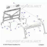 CHASSIS, CAB BASTIDOR