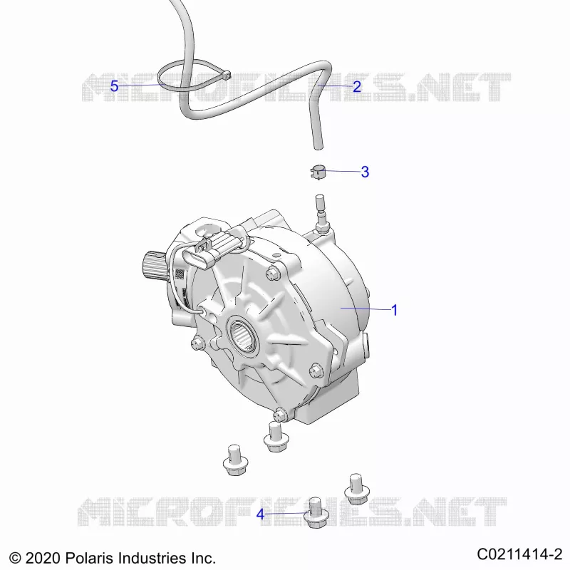 TREN, FRONT GEARCASE MOUNTING