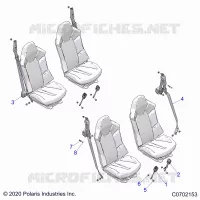 ASIENTO BELT MOUNTING