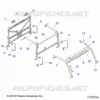 CHASSIS, CAB BASTIDOR