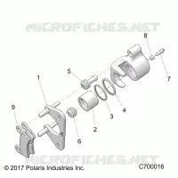 BRAKES, PINZA TRASERA