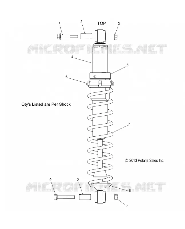 SUSPENSION, SHOCK, IFS (7043903)