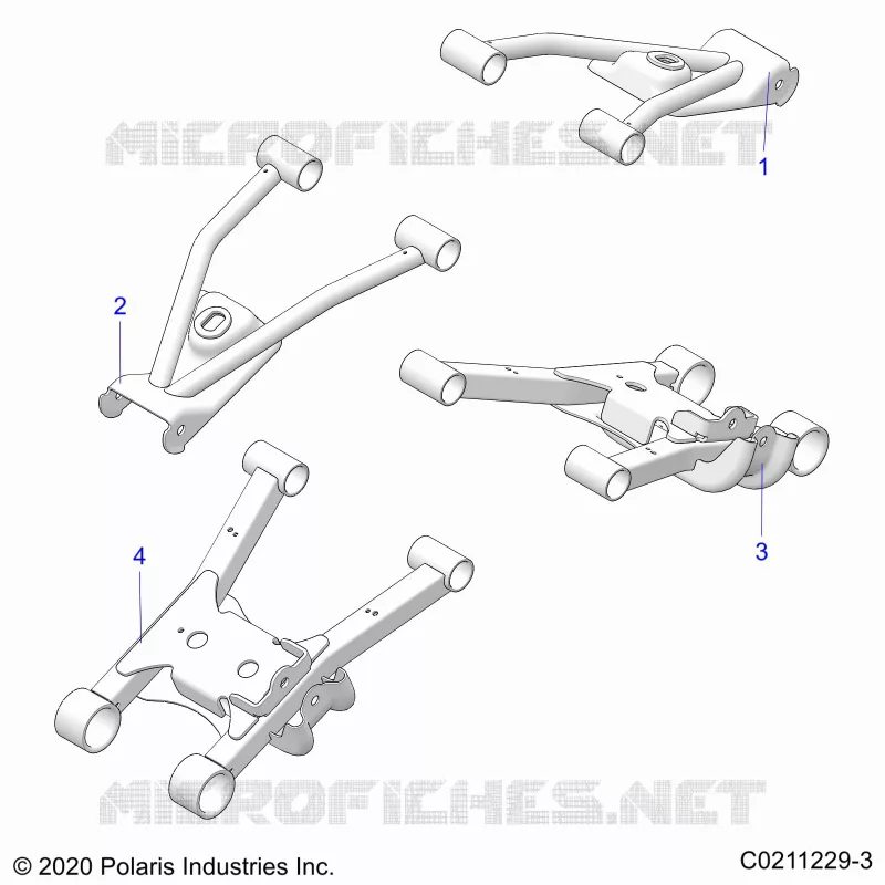 SUSPENSION TRASERA CONTROL ARMS