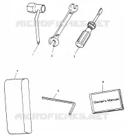 KIT DE HERRAMIENTA SL 900 B964291 and Intl. SL 900 I964291 (4935583558B013)