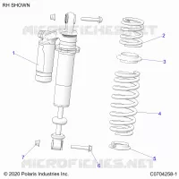 SUSPENSION TRASERA SHOCK