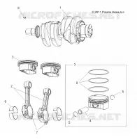 ENGINE, CIGUEÑAL AND PISTON