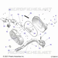 TREN, CLUTCH COVER AND DUCTING