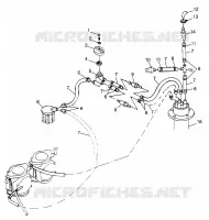 SISTEMA DE COMBUSTIBLE (DELUXE) SL 700 Deluxe B974072 and Intl. SL 700 Deluxe I974072 (4940874087A012)
