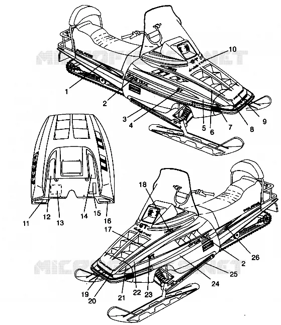 ETIQUETAS WIDETRAK GT 0942061 (49261126110007)