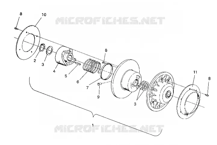 accionado de embrague ASSEMBLY CLASSIC / 0930864 and  CLASSIC TOURING / 0930865 (4922952295030A)